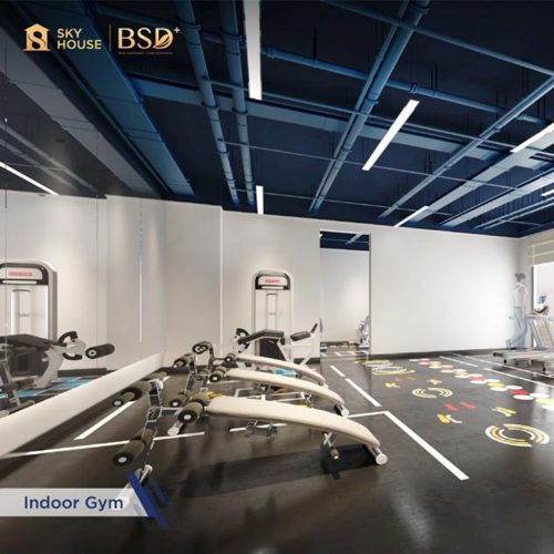 Fasilitas-Indoor-Gym-Apartemen-Sky-House-BSD